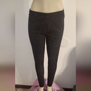 Black shimmering pants XL